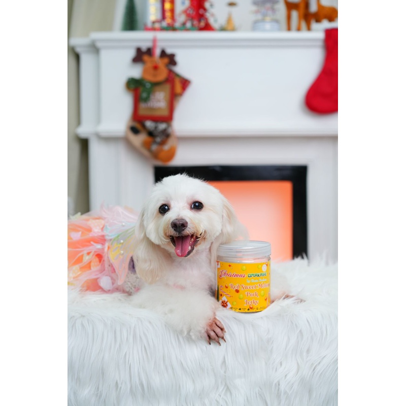 Red Sweet Melon Pork Jerky Dog Treats