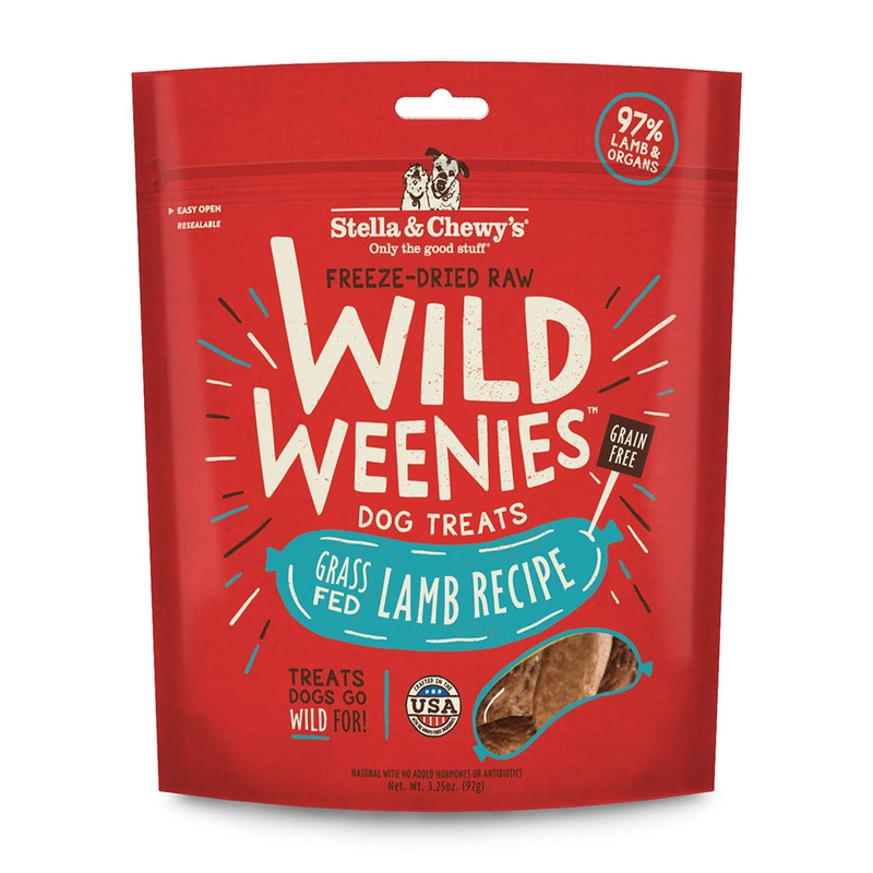Wild Weenies Lamb Recipe Freeze-Dried Raw Dog Treats