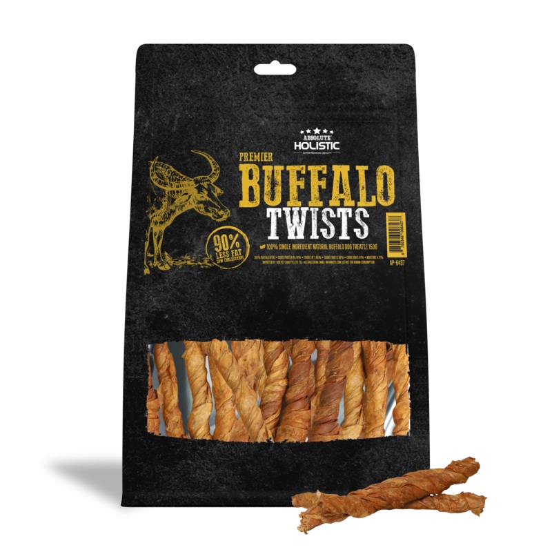 Air Dried Premier Buffalo Twists Dog Treats