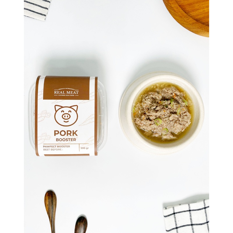Pork Booster Cooked Dog Food