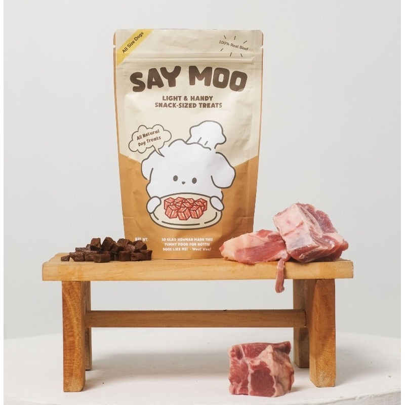 Say Moo Beef Cubes Dog Treats