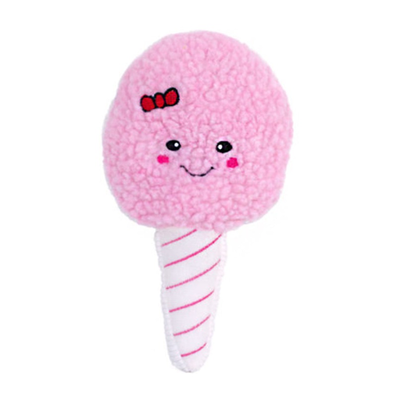 ZippyPaws Squeakie Pattiez - Cotton Candy Doy Toy