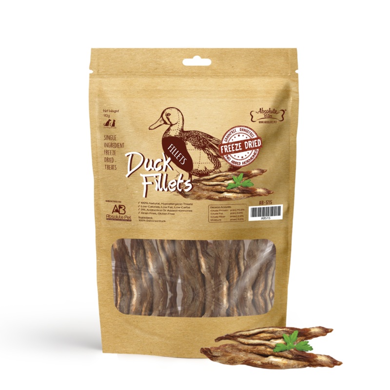 Freeze Dried Duck Fillets Dog Treats