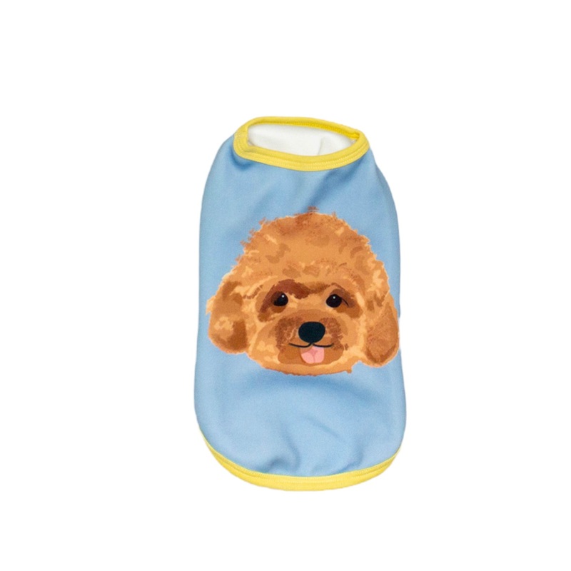 Red Toy Poodle Pet Tank Clothes