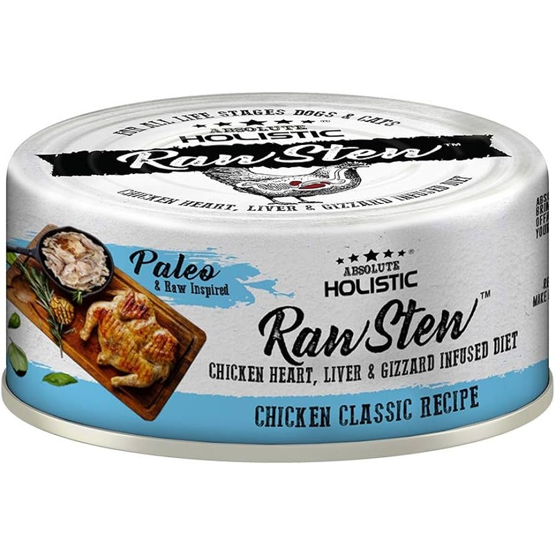 Absolute Holistic Raw Stew Canned Food For Pets - Chicken Classic (80g)