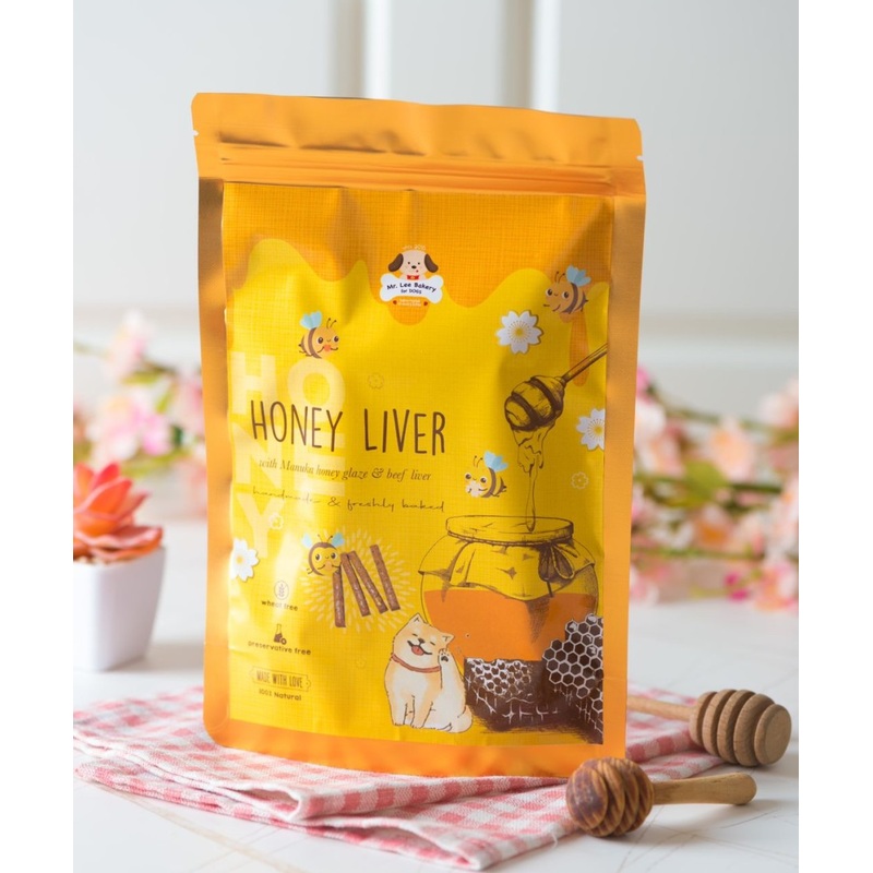 Honey Liver With Manuka Honey Glaze & Beef Liver Dog Treats