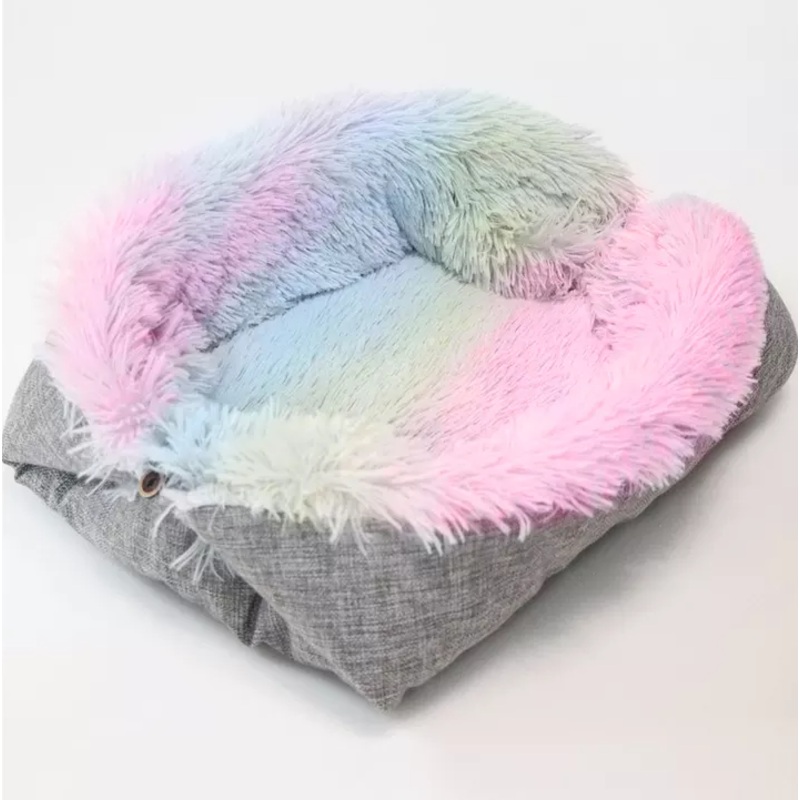 Faux Fur Color Indoor Pet Beds