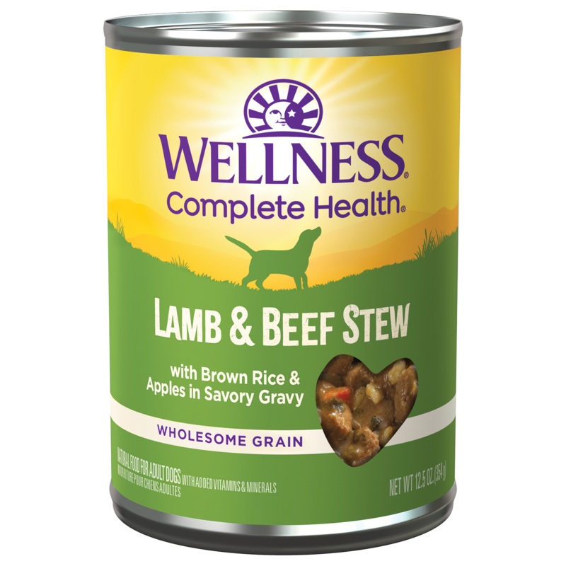 Wellness Lamb & Beef Stew With Brow Rice & Apples Wet Dog Food