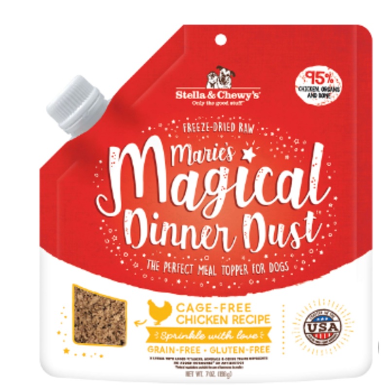 Marie's Magical Dinner Dust Cage-Free Chicken Freeze Dried Raw Topper for Dogs