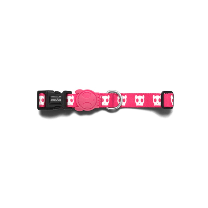 Pink Skull Collar