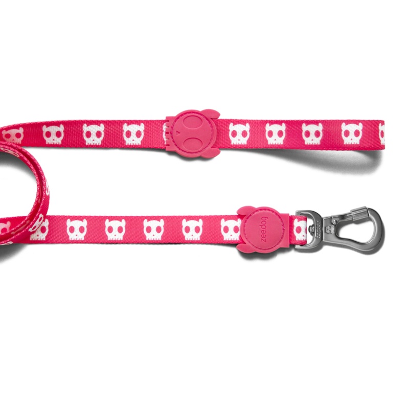 Pink Skull Leash