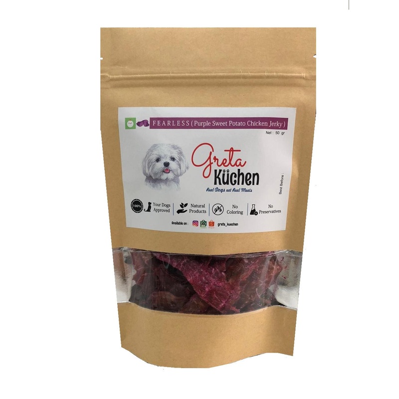Fearless Purple Sweet Potato Chicken Jerky Dog Treats