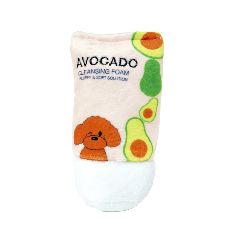 Hey Cuzzies Hide N Seek  Avocado Cleansing Foam Dog Toy