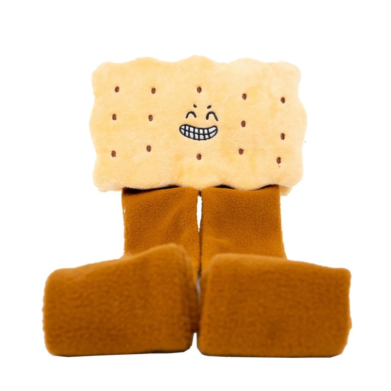 Hey Cuzzies Hide N Seek  Sandwich Biscuit Dog Toy