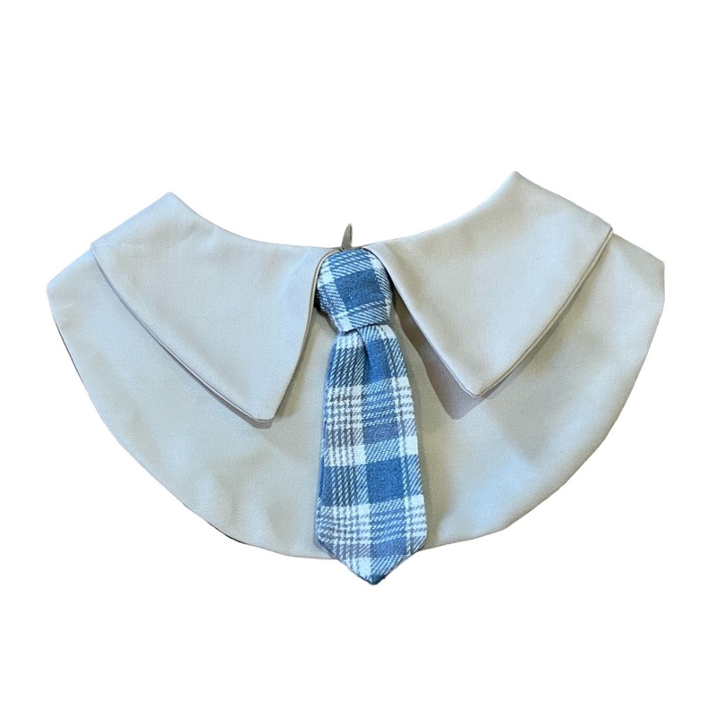 Cream Shirt Bib For Pets