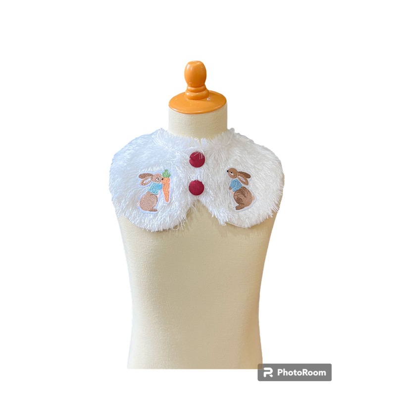 Easter Boy Red Button Bib For Pets