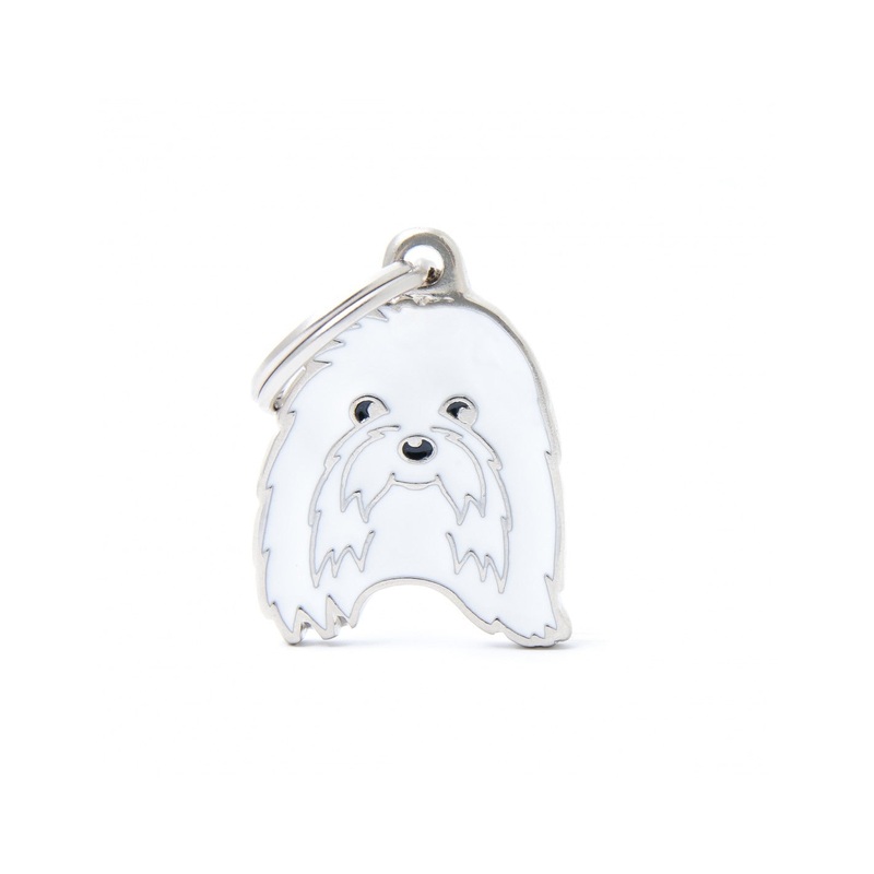 ID Tag - Friends Collection - Maltese Dog Tag | Personalized Cat Dog Tag