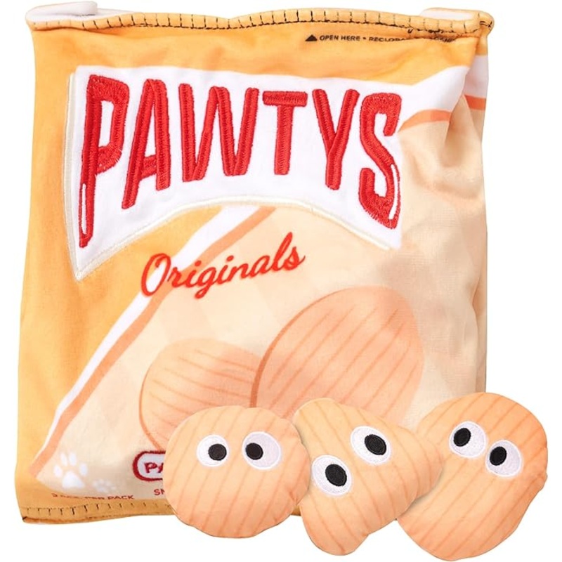 Pawtato Chips Stimulation Stress Relief Dog Toy