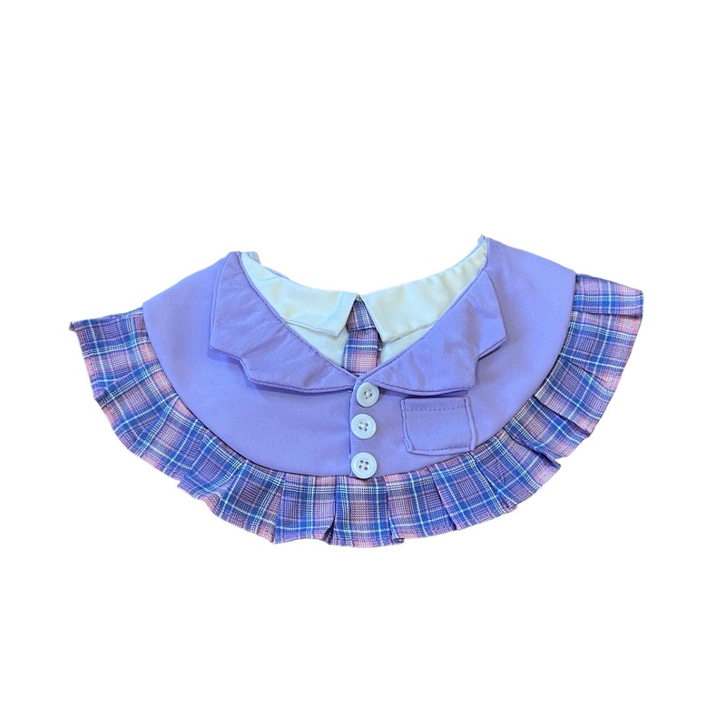 Purple Suit Female Bib for Pets