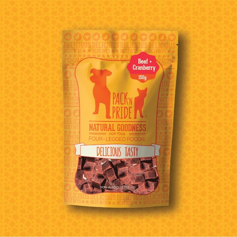 Beef + Cranberry Dog Treats
