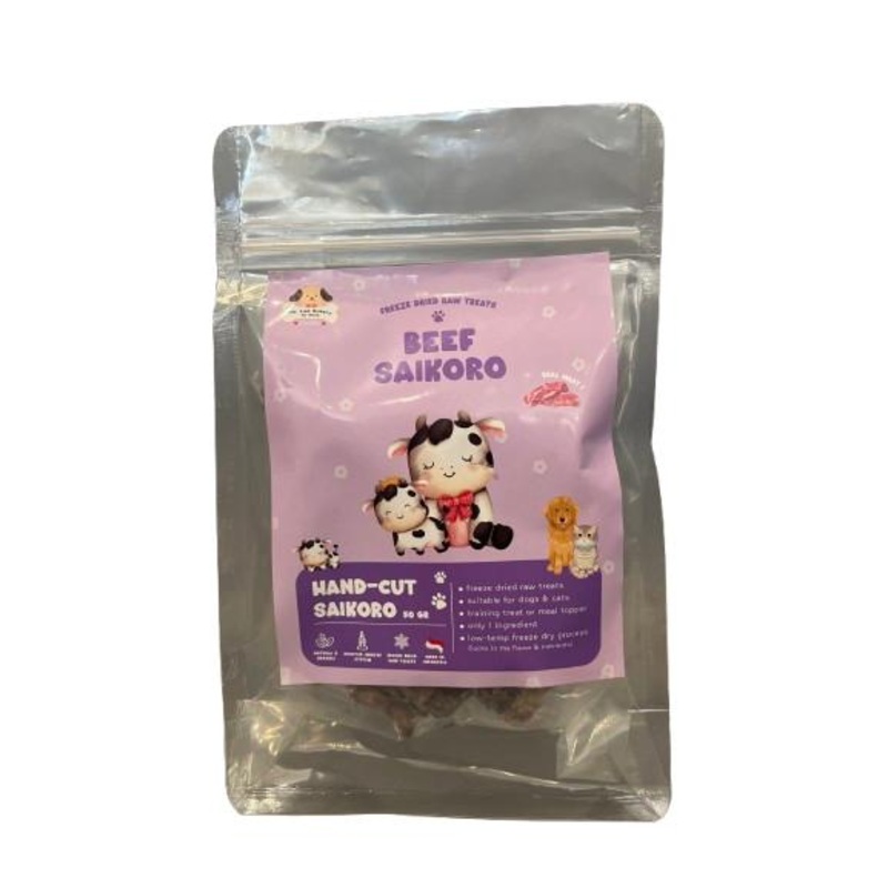 Beef Saikoro Freeze Dried Raw Dog Cat Treats