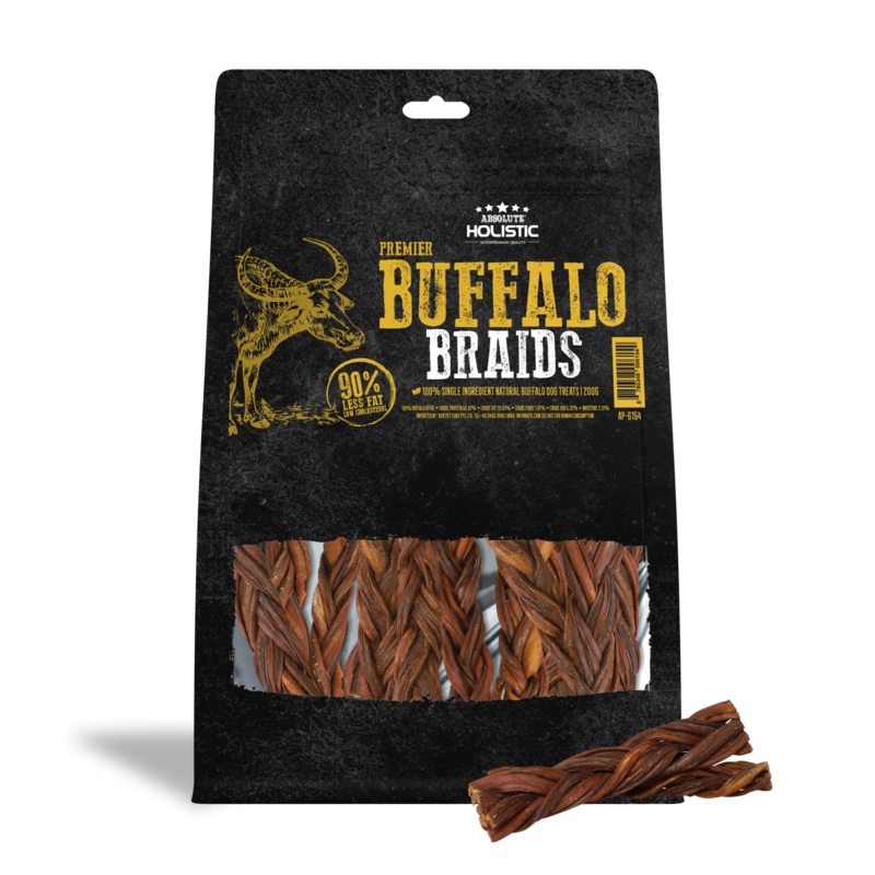 Air Dried Premier Buffalo Braids Dog Treats