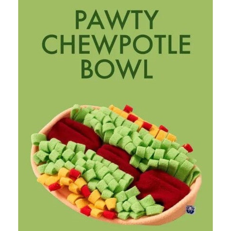 Chewpotle Bowl Birthday Dog Toy