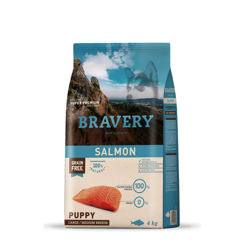 Grain-Free Salmon Large/Medium Breed Puppy Dry Dog Food