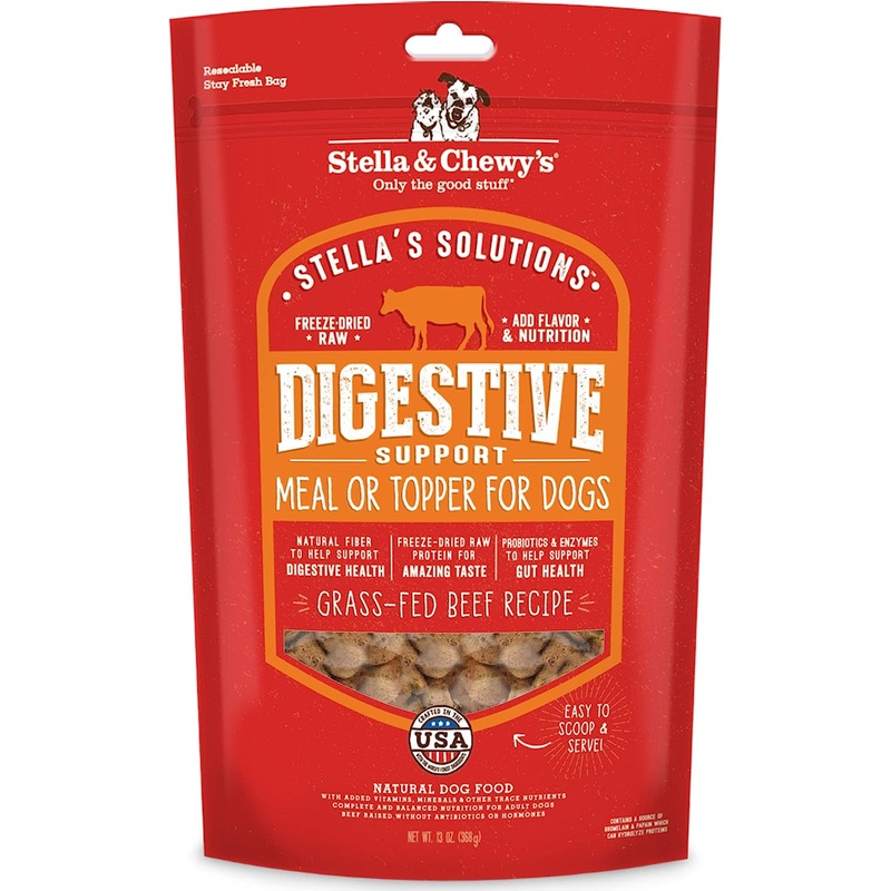 Stella & Chewy's Digestive Support Beef Dinner Morsels Meal Topper for Dogs