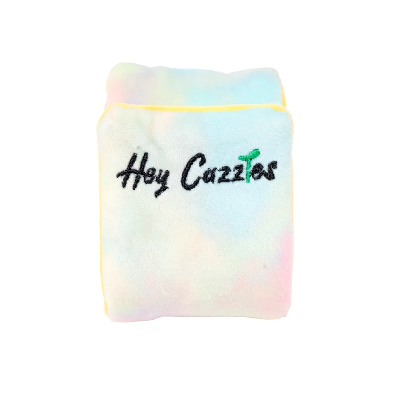 Hey Cuzzies Hide N Seek  Rainbow Swissroll Dog Toy