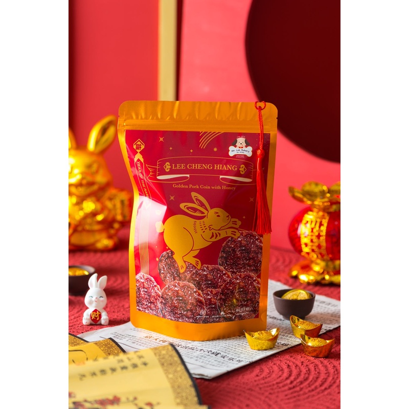 Lee Cheng Hiang Golden Pork Coin With Honey Dog Treats