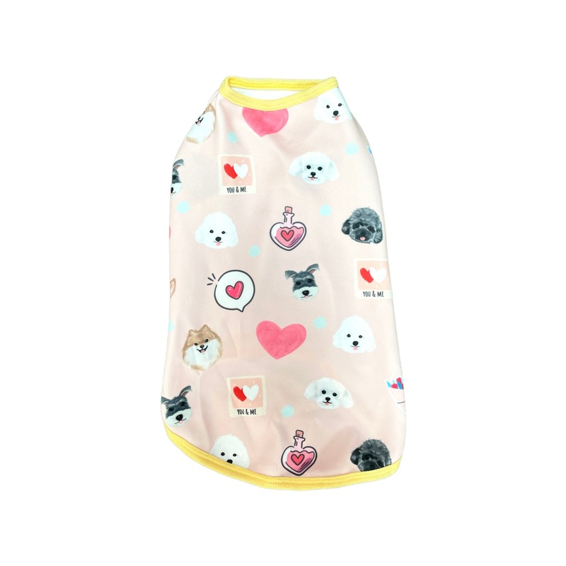 Mix Doggy Valentine Pet Tank Clothes