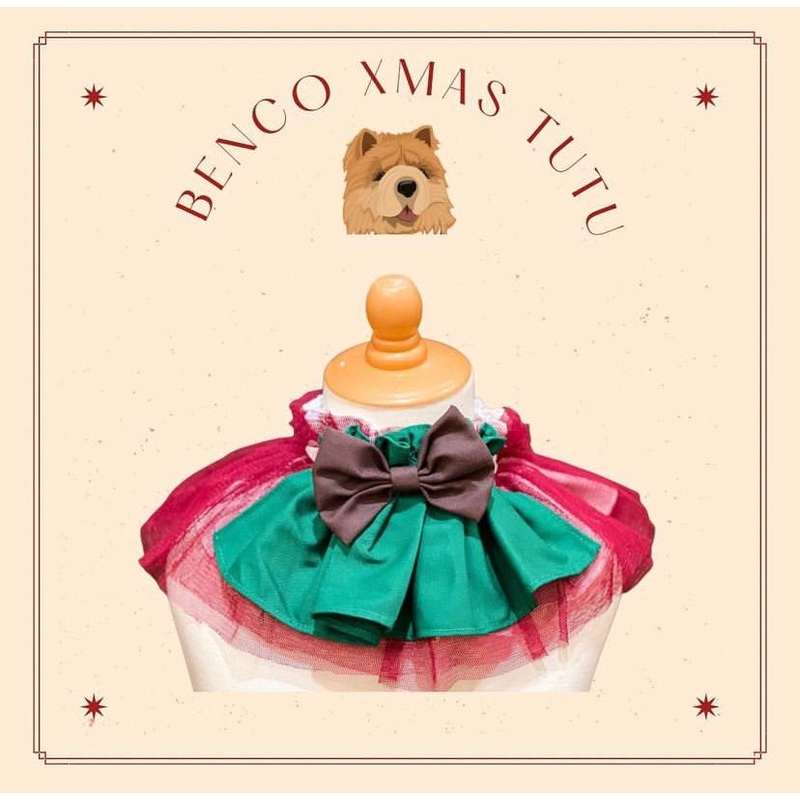 Xmas Tutu Bib For Pets