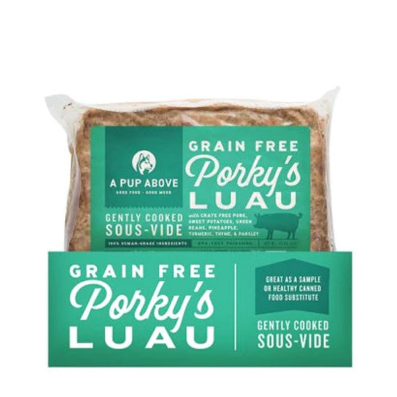A Pup Above Porky's Luau Frozen Dog Food 1LB