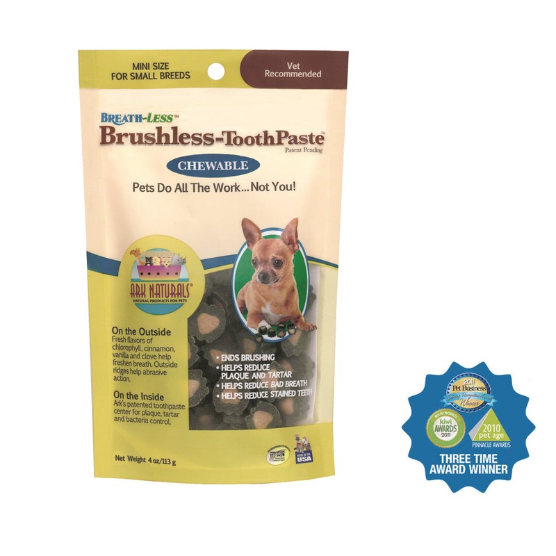 Ark Naturals Breath-less Chewable Brushless Toothpaste Mini 4oz