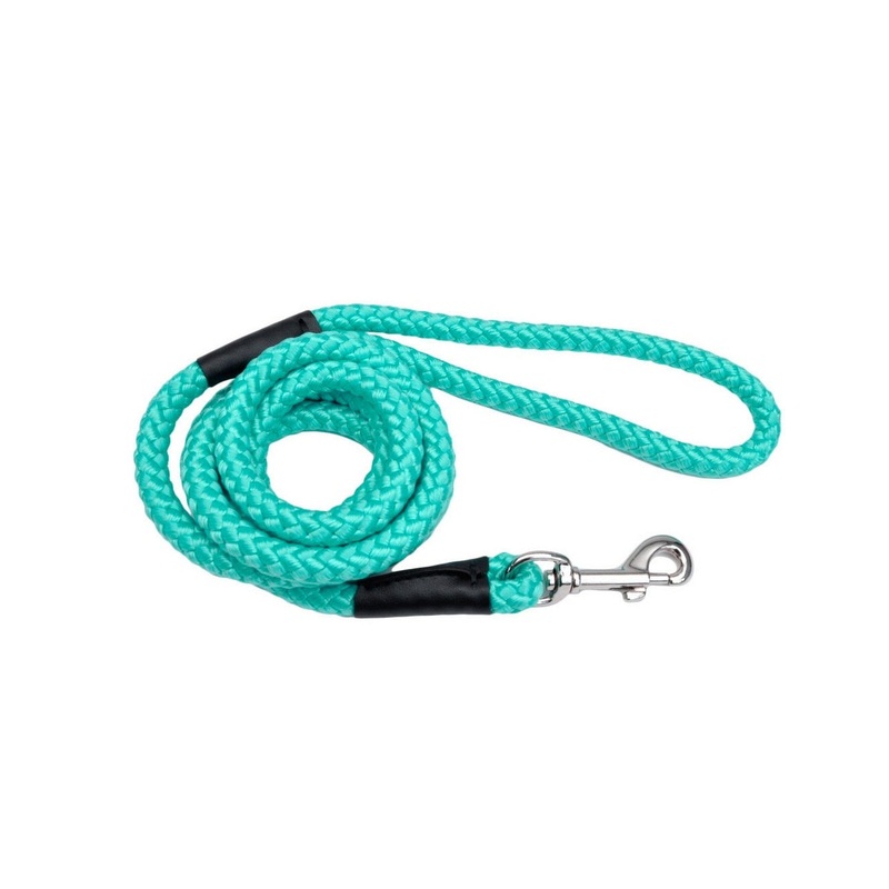 Coastal Rope Leash 1/2" x 6'  Teal