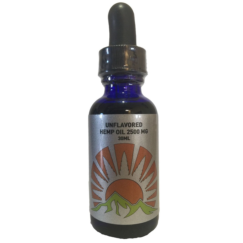 Colorado Sun Drops CBD Unflavored 2500Mg