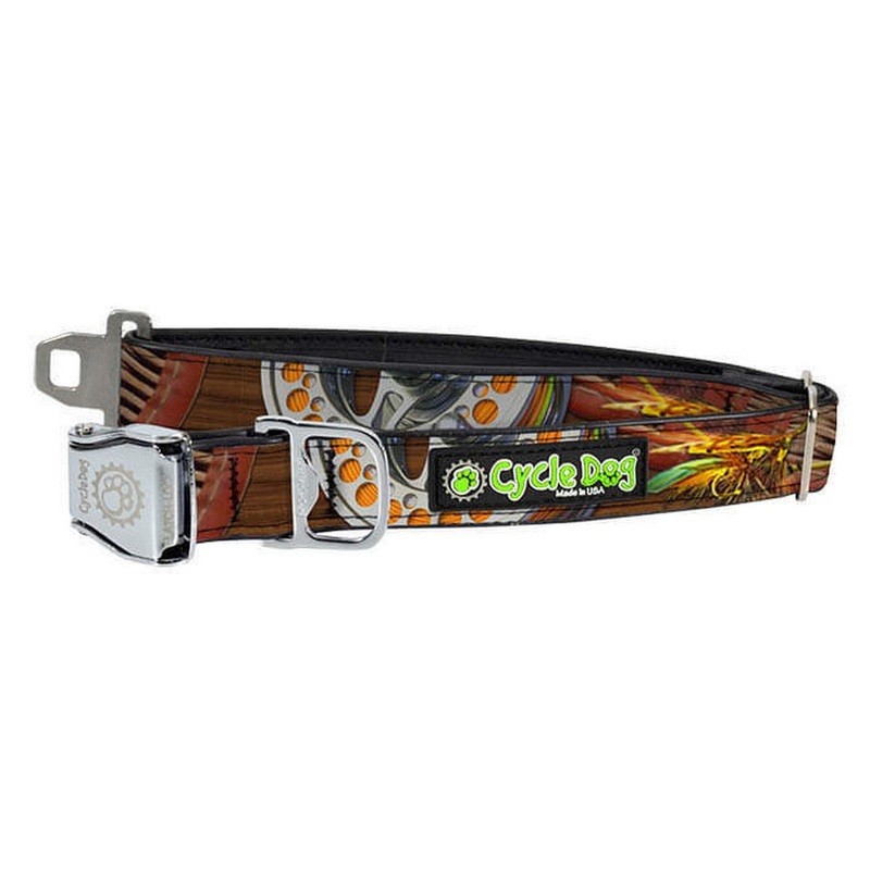 Cycle Dog Fly Fish Large Dog Collar
