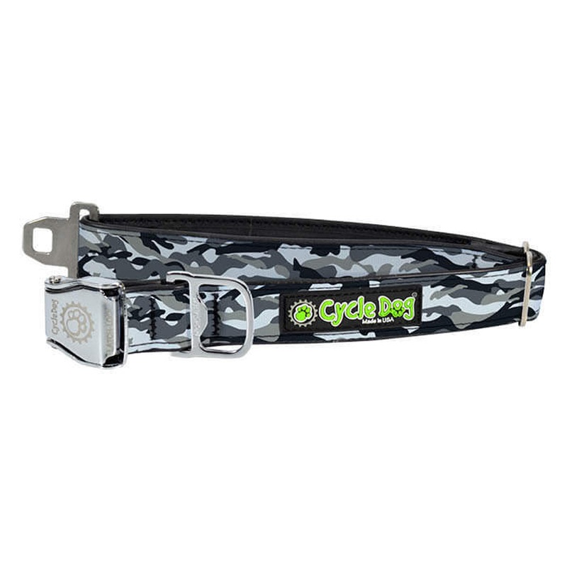 Cycle Dog Snow Camo Medium Dog Collar