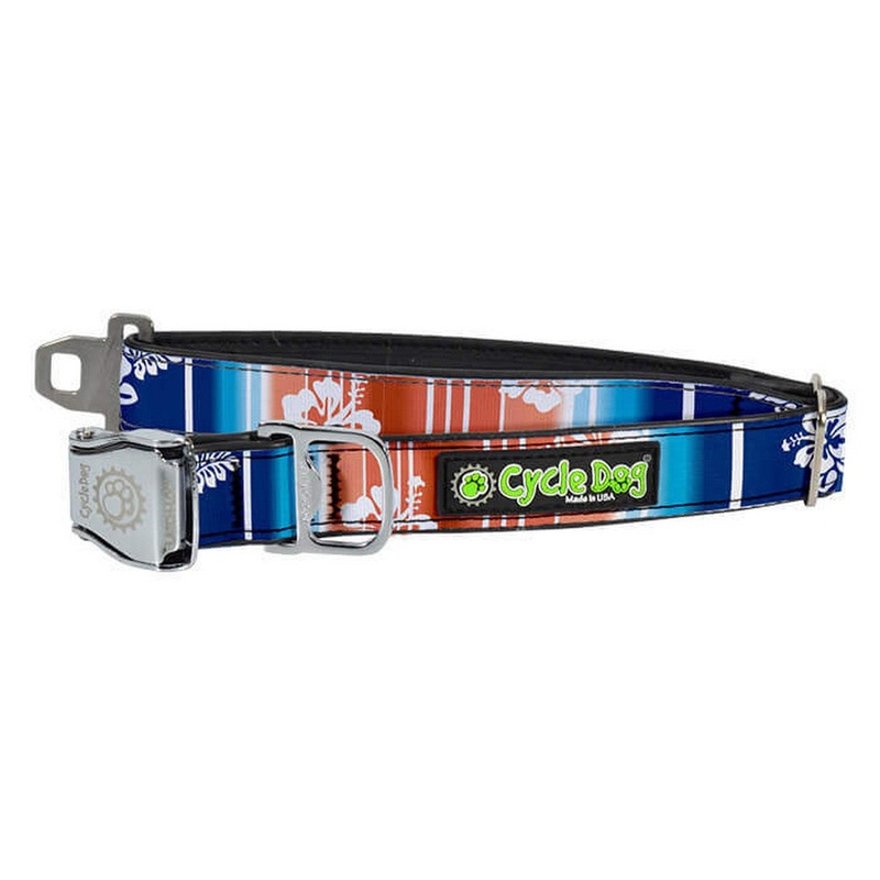 Cycle Dog Surf Floral Medium Dog Collar