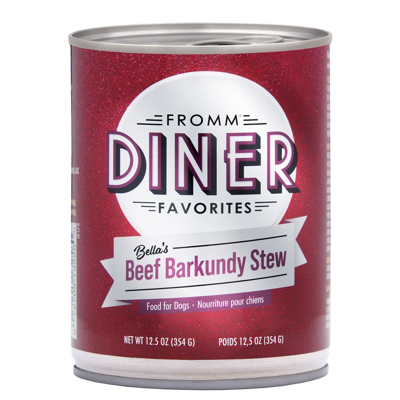 Fromm Diner Favorites Bella's Beef Barkundy Stew Dog Food 12.5oz