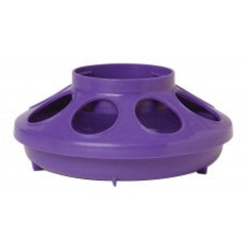 Little Giant Plastic Feeder Base Purple 1qt