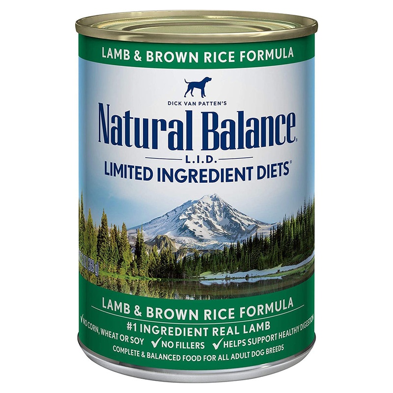 Natural Balance L.I.D. Limited Ingredient Diets Lamb & Brown Rice Formula Wet Dog Food 13oz