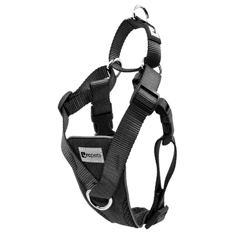 RC Pets Tempo No Pull Harness Medium Heather Black