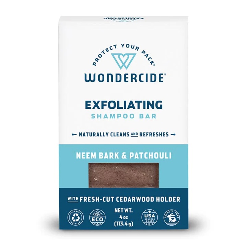 Wondercide Exfoliating Shampoo Bar for Dogs and Cats with Natural Essential Oils 5oz