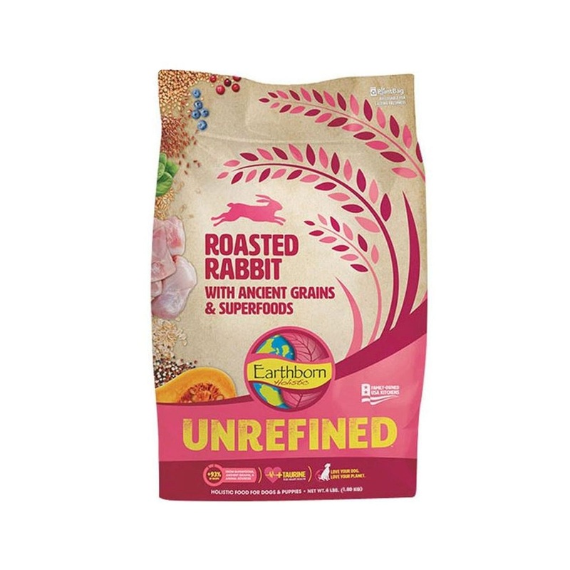 Earthborn Holistic Unrefined Roasted Rabbit with Ancient Grains & Superfoods Dry Dog Food 4lb