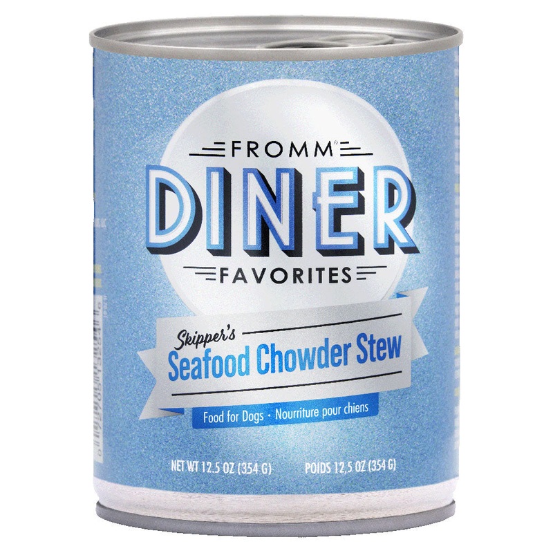Fromm Diner Favorites Skipper's Seafood Chowder Stew Dog Food 12.5oz