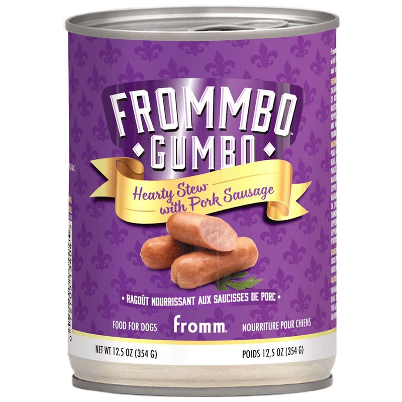 Fromm Frommbo Gumbo Hearty Stew Pork Sausage Dog Food 12.5oz