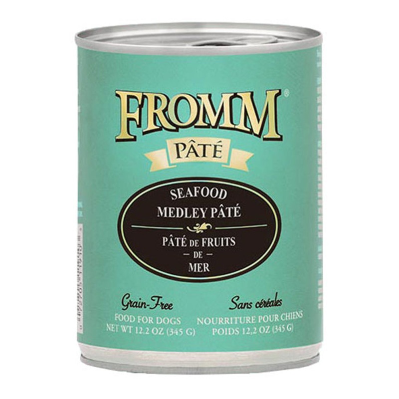Fromm Seafood Medley Pate Canned Dog Food 12.2oz