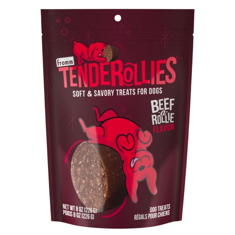 Fromm Tenderollies Soft & Savory Beef-a-Rollie Flavor Dog Treats 8oz